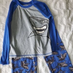 Shark fleece pajamas